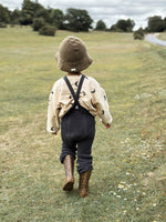 Load image into Gallery viewer, Roomy tights with braces - Dark Grey