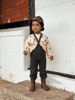 Load image into Gallery viewer, Roomy tights with braces - Dark Grey