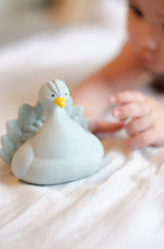 Load image into Gallery viewer, Peacock light blue bath toy
