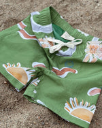 Load image into Gallery viewer, Leo&#39;s Beach Trunk - Green
